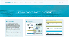 Desktop Screenshot of dgtelemed.de