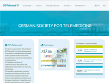 Tablet Screenshot of dgtelemed.de